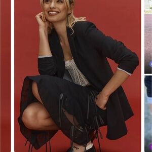 Anthropologie Mauve Blazer